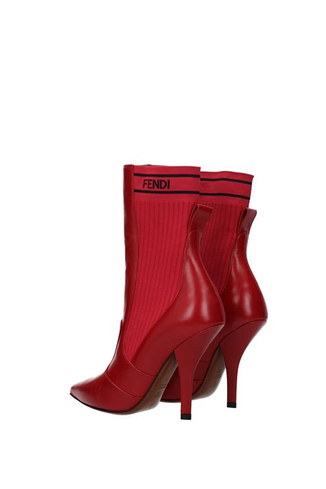 red fendi pumps|fendi boots for women.